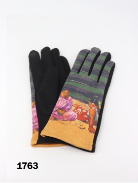 Oil Painting Design Touch Screen Glove